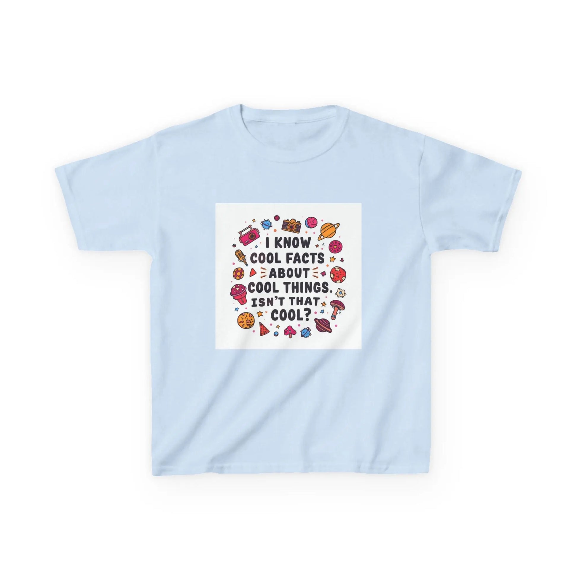 "I Know Cool Facts About Cool Things, Isn't That Cool?" - Kids Autism Awareness T-Shirt Printify
