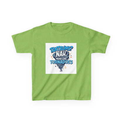 Kids Autism Awareness T-Shirt — "Tantrums? Nah, More Like Tornadoes" Funny Youth T‑Shirt Printify