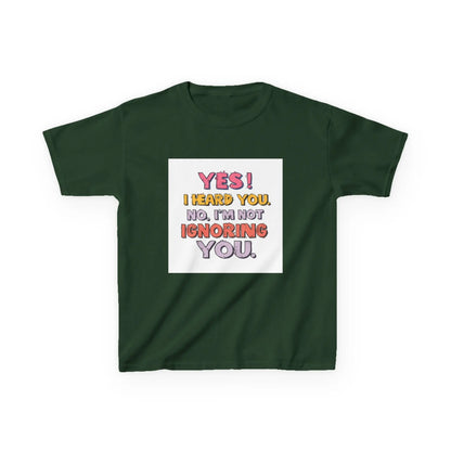 “Yes I Heard You. No, I’m Not Ignoring You.” - Kids Autism Awareness T-Shirt Printify