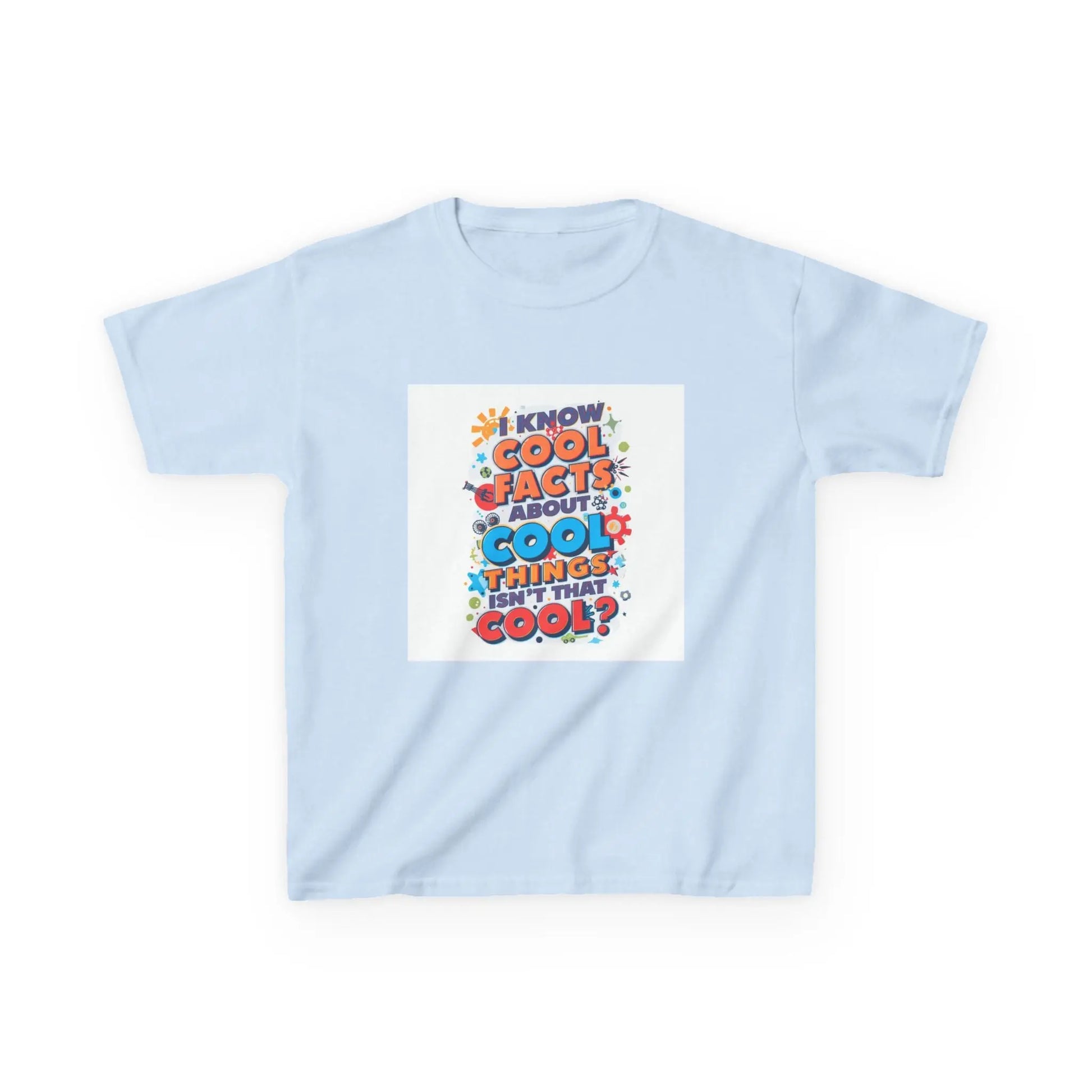 "I Know Cool Facts About Cool Things (Isn’t That Cool?)" - Kids Autism Awareness T-Shirt Printify