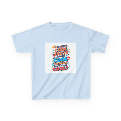 "I Know Cool Facts About Cool Things (Isn’t That Cool?)" - Kids Autism Awareness T-Shirt Printify