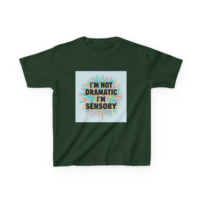 "I’m Not Dramatic I’m Sensory" - Kids Autism Awareness T-Shirt Printify