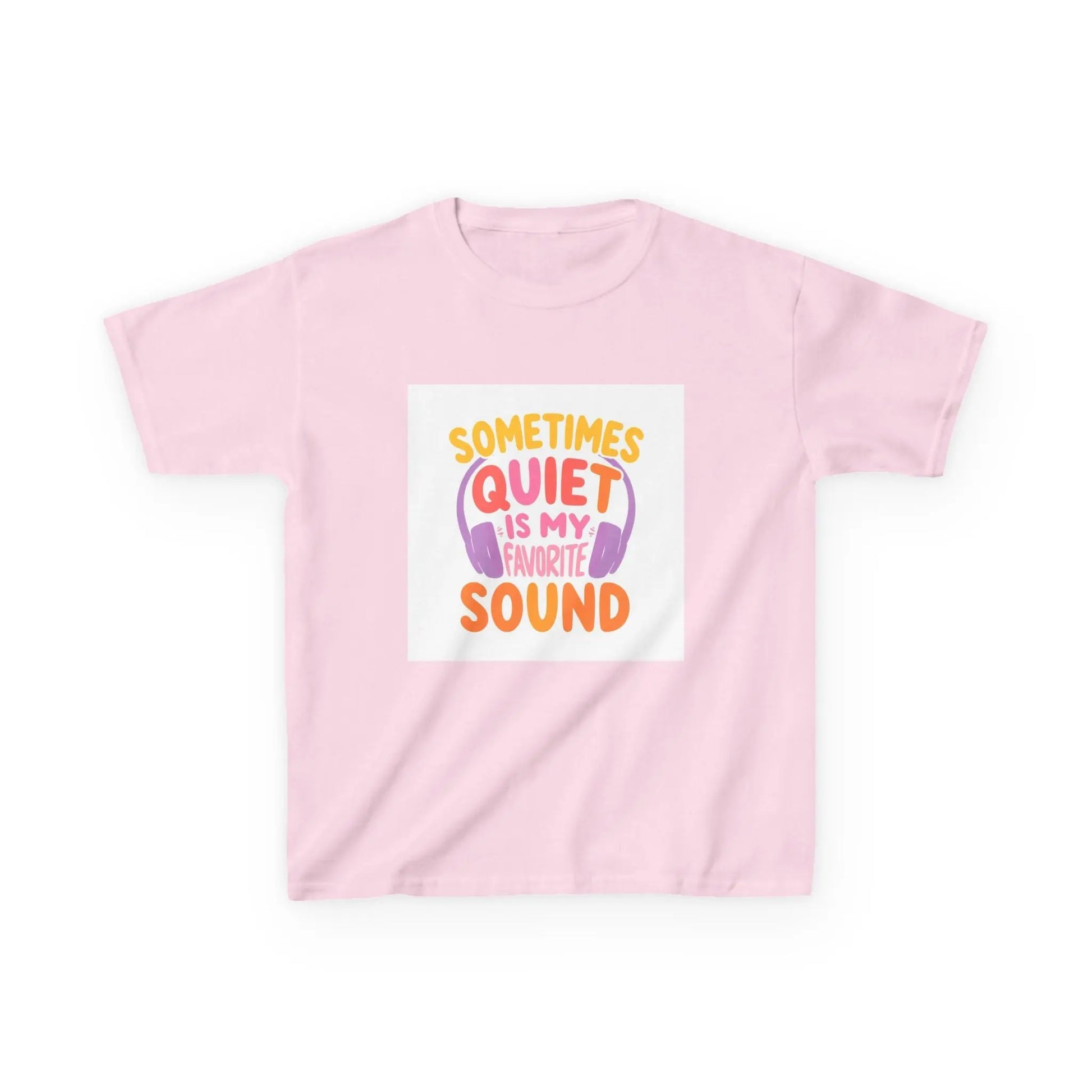 "Sometimes Quiet Is My Favorite Sound" - Kids Autism Awareness T-Shirt Printify