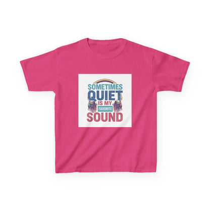 "Sometimes Quiet Is My Favorite Sound" - Kids Autism Awareness T-Shirt Printify