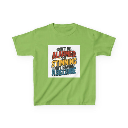 “Don’t Be Alarmed: Stimming, Not Having a Seizure” - Kids Autism Awareness T-Shirt Printify