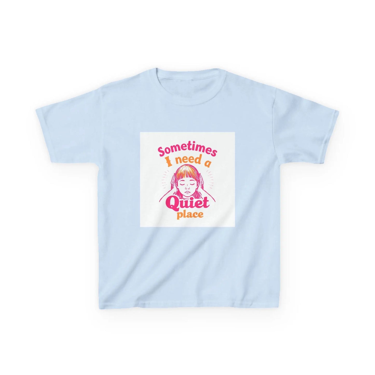 "Sometimes I Need a Quiet Place" - Kids Autism Awareness T-Shirt Printify