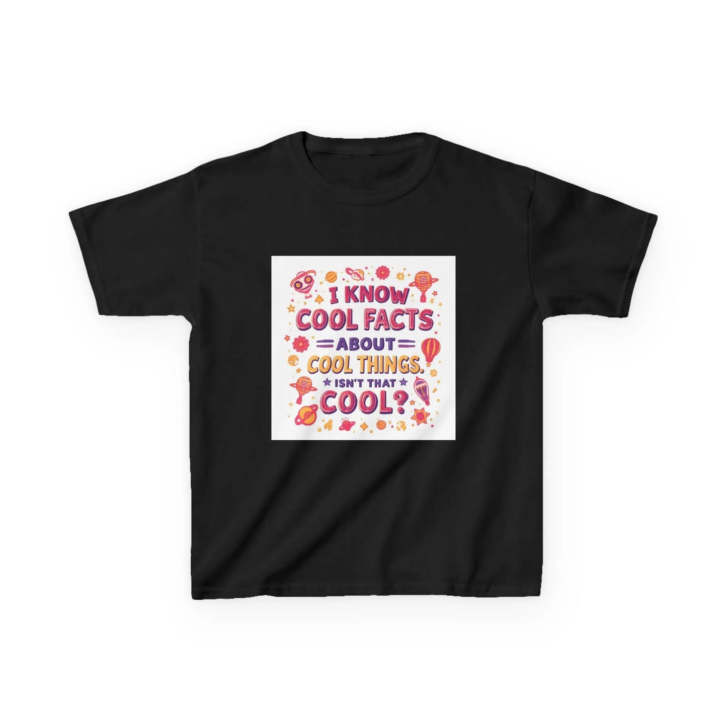 "I Know Cool Facts About Cool Things" - Kids Autism Awareness T-Shirt Printify