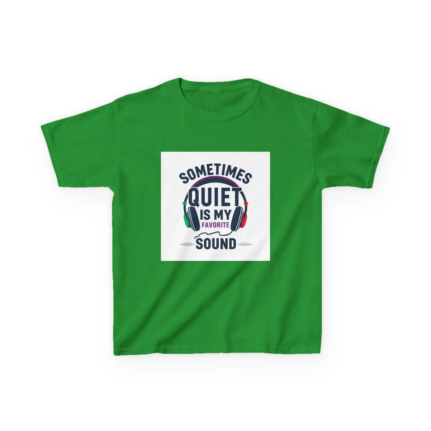"Sometimes Quiet Is My Favorite Sound" - Kids Autism Awareness T-Shirt Printify