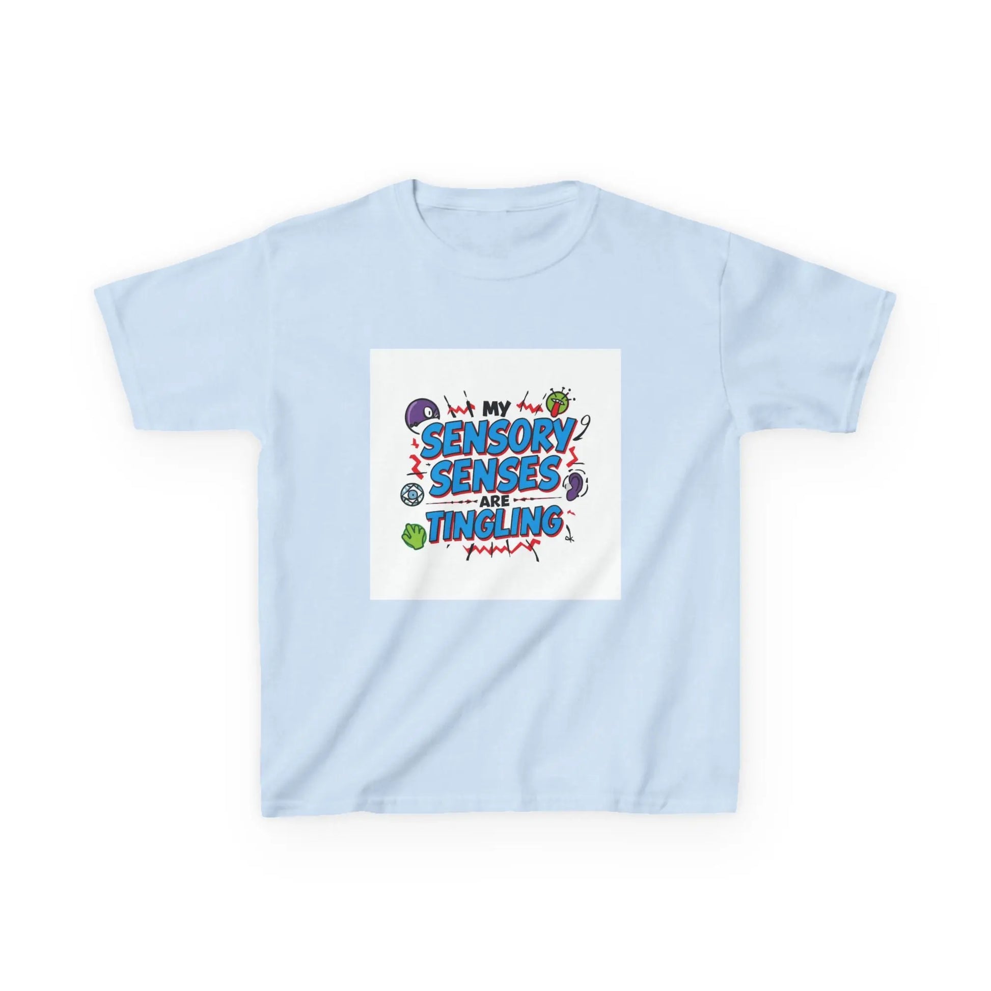"My Sensory Senses Are Tingling" - Kids Autism Awareness T-Shirt Printify