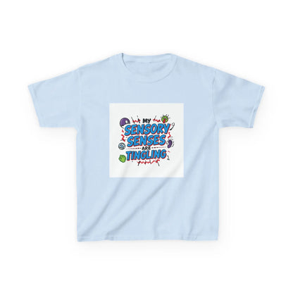 "My Sensory Senses Are Tingling" - Kids Autism Awareness T-Shirt Printify