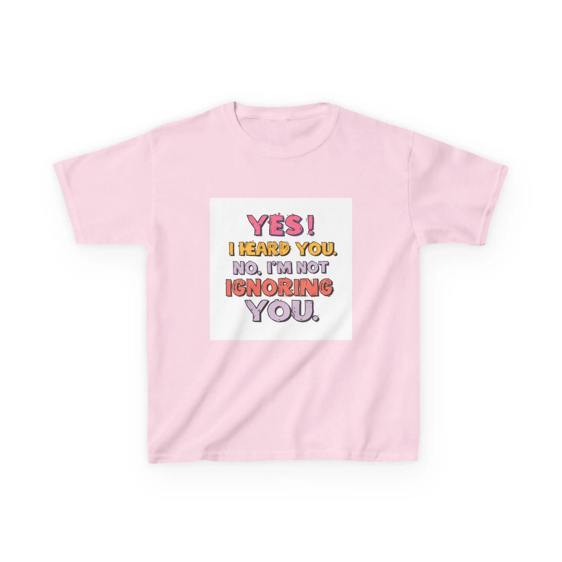 “Yes I Heard You. No, I’m Not Ignoring You.” - Kids Autism Awareness T-Shirt Printify