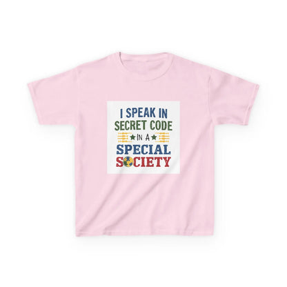 "I Speak in Secret Code" - Kids Autism Awareness T-Shirt Printify