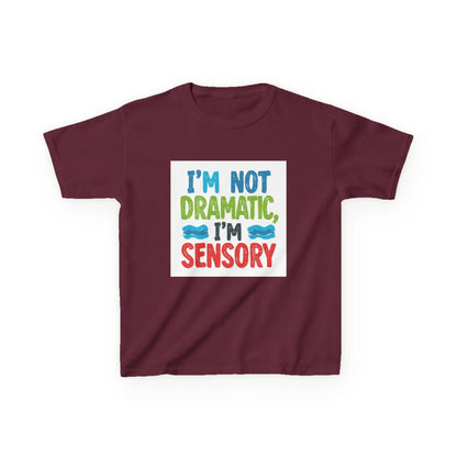 "I’m Not Dramatic, I’m Sensory" - Kids Autism Awareness T-Shirt Printify