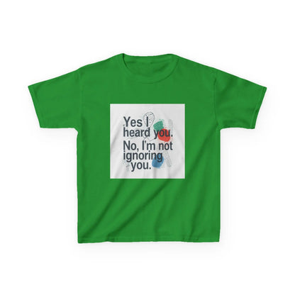 “Yes I heard you. No, I’m not ignoring you.” - Kids Autism Awareness T-Shirt Printify