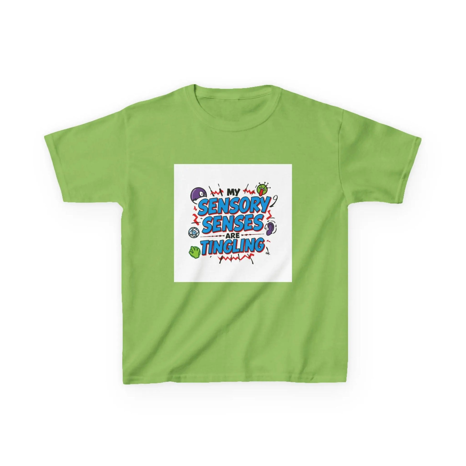 "My Sensory Senses Are Tingling" - Kids Autism Awareness T-Shirt Printify