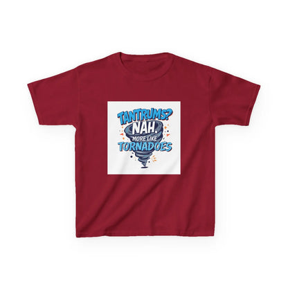 Kids Autism Awareness T-Shirt — "Tantrums? Nah, More Like Tornadoes" Funny Youth T‑Shirt Printify