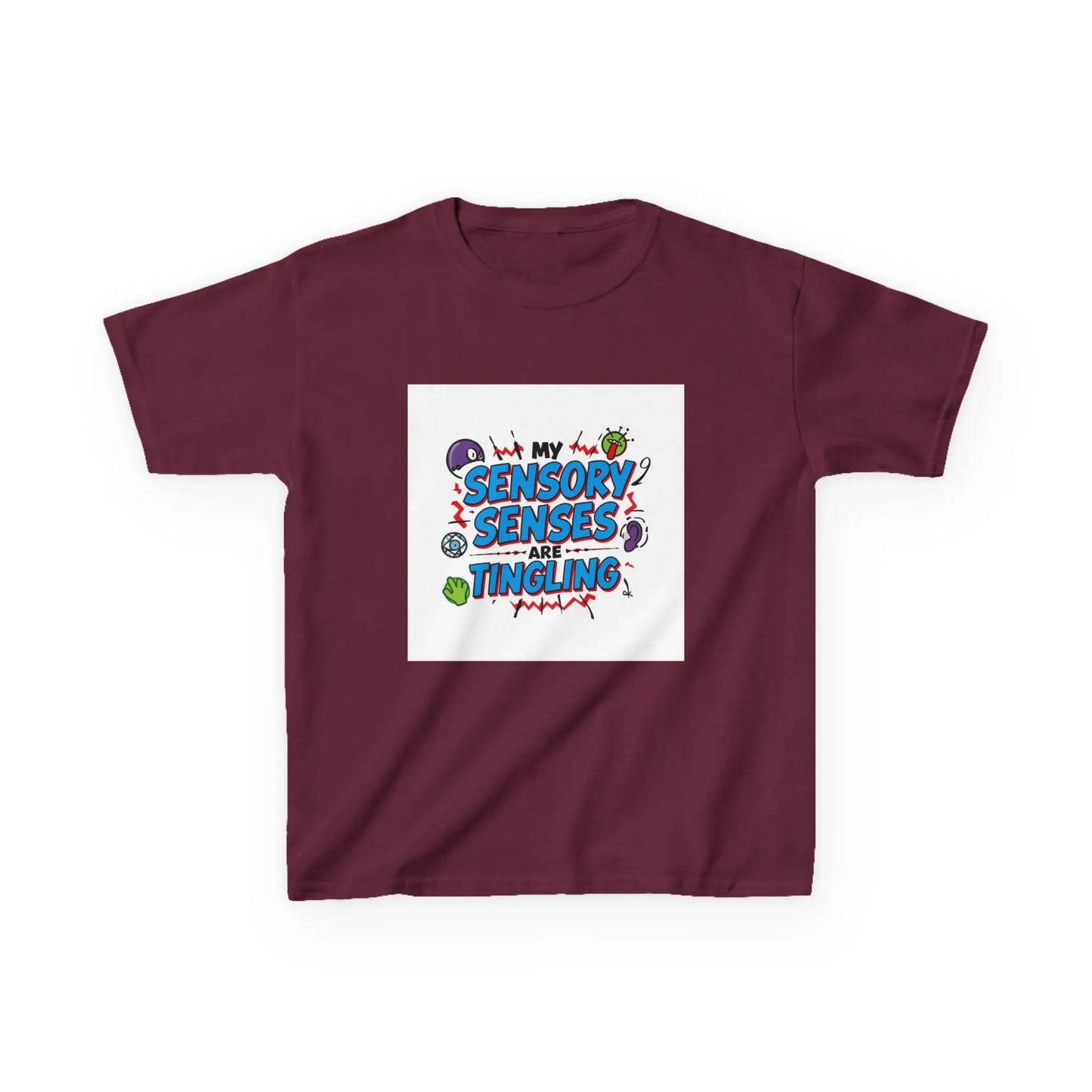 "My Sensory Senses Are Tingling" - Kids Autism Awareness T-Shirt Printify