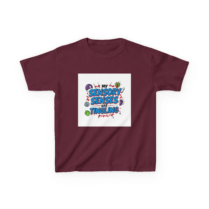 "My Sensory Senses Are Tingling" - Kids Autism Awareness T-Shirt Printify