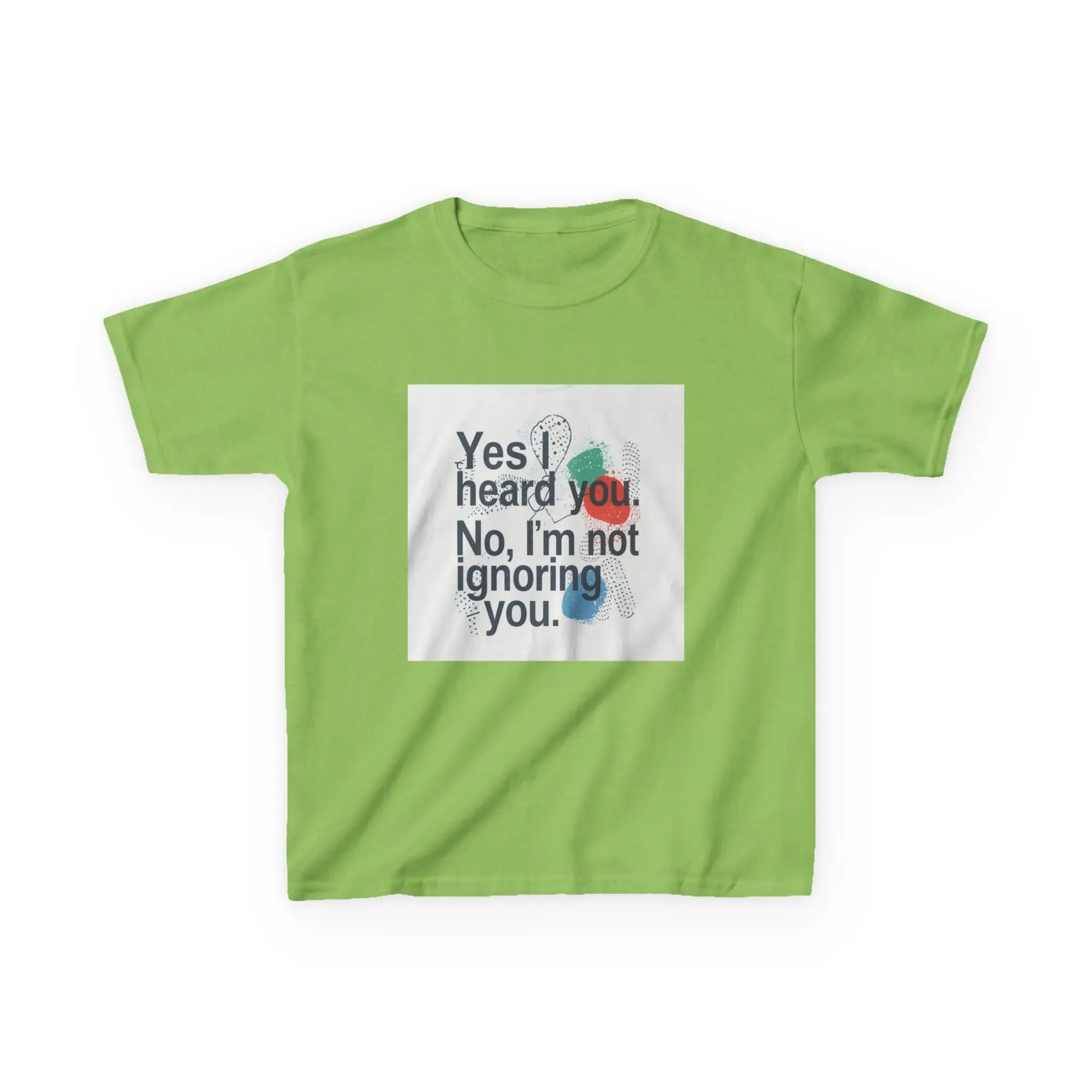 “Yes I heard you. No, I’m not ignoring you.” - Kids Autism Awareness T-Shirt Printify