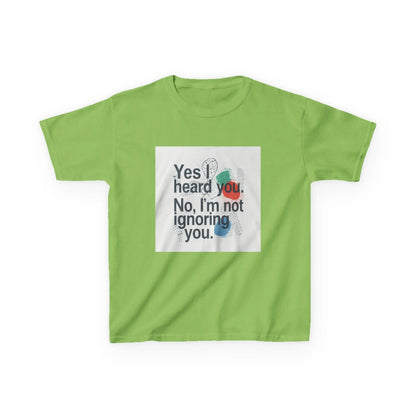 “Yes I heard you. No, I’m not ignoring you.” - Kids Autism Awareness T-Shirt Printify
