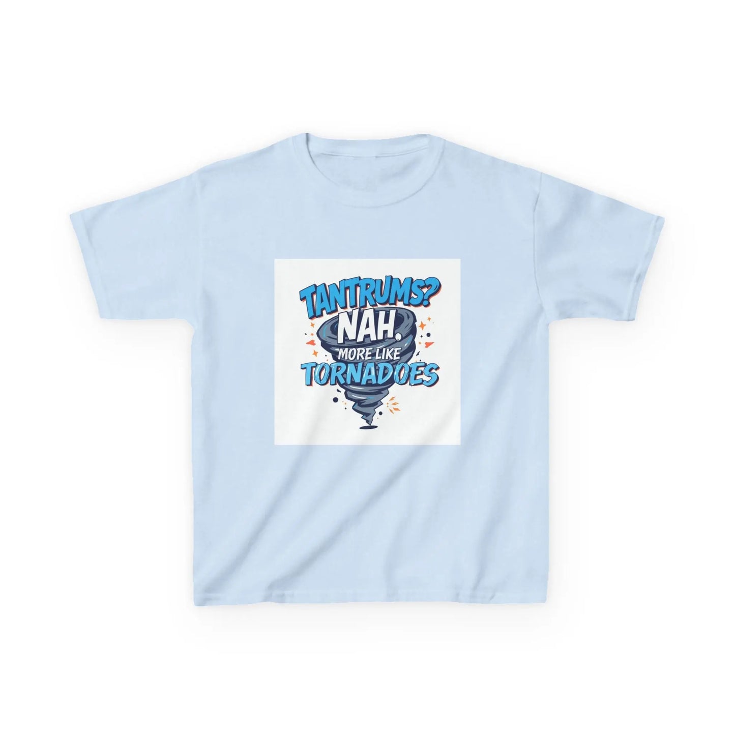 Kids Autism Awareness T-Shirt — "Tantrums? Nah, More Like Tornadoes" Funny Youth T‑Shirt Printify