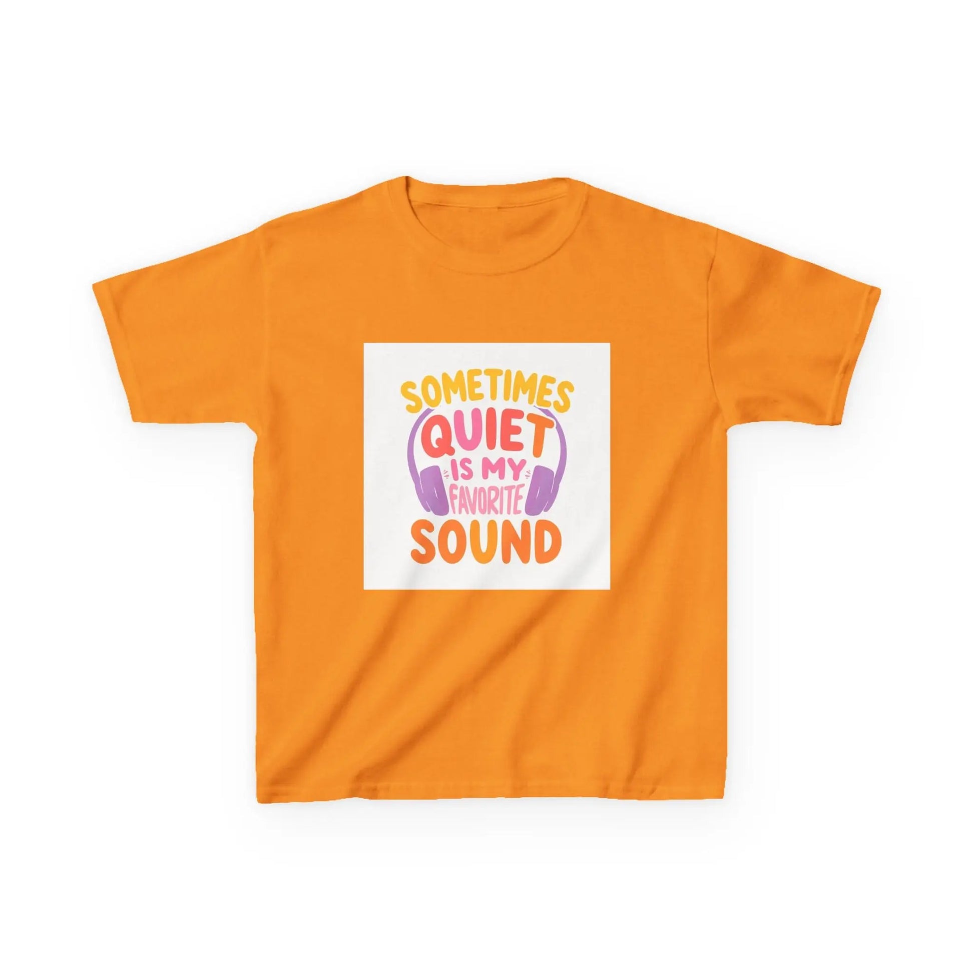 "Sometimes Quiet Is My Favorite Sound" - Kids Autism Awareness T-Shirt Printify