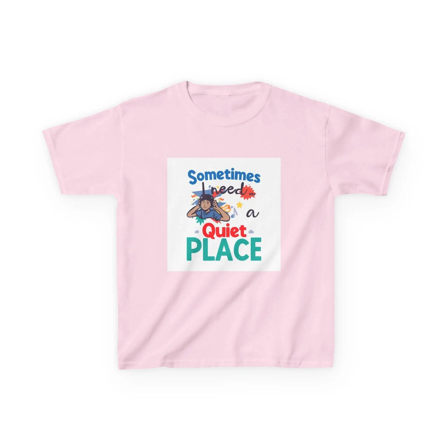 "Sometimes I Need a Quiet Place" Cute Nap-Time Tee - Kids Autism Awareness T-Shirt Printify