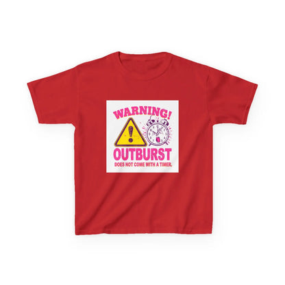 "Warning! Outburst Does Not Come With a Timer" - Kids Autism Awareness T-Shirt Printify