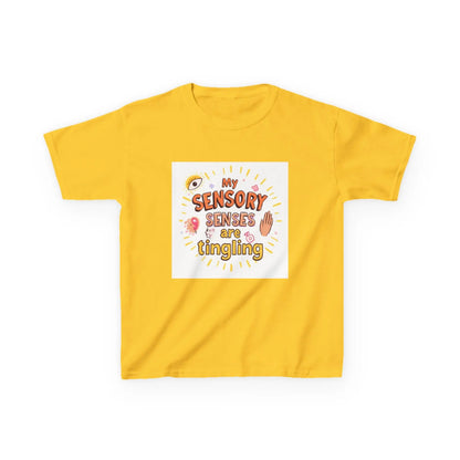 "My Sensory Senses Are Tingling" - Kids Autism Awareness T-Shirt Printify
