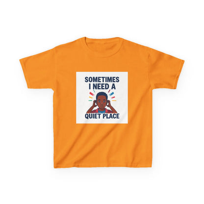 "Sometimes I Need a Quiet Place" - Kids Autism Awareness T-Shirt Printify