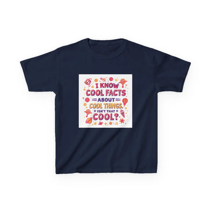 "I Know Cool Facts About Cool Things" - Kids Autism Awareness T-Shirt Printify