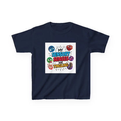“My Sensory Senses Are Tingling” - Kids Autism Awareness T-Shirt Printify