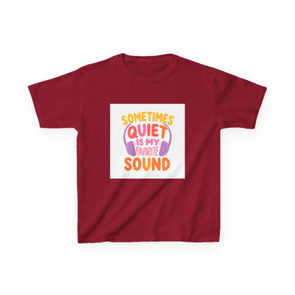 "Sometimes Quiet Is My Favorite Sound" - Kids Autism Awareness T-Shirt Printify