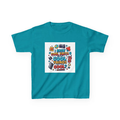 “I Know Cool Facts & Cool Things” - Kids Autism Awareness T-Shirt Printify