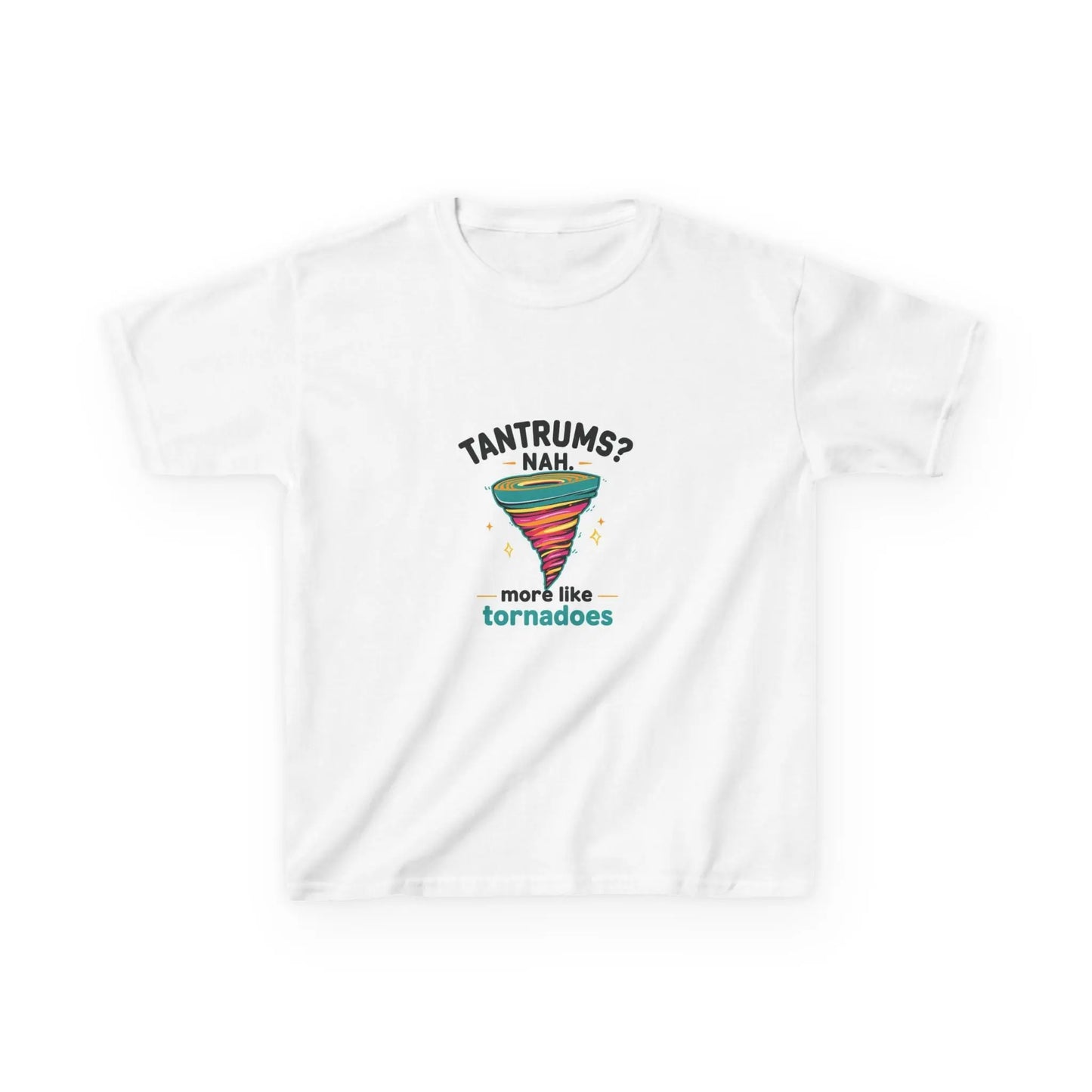 "Tantrums? Nah, More Like Tornadoes" - Kids Autism Awareness T-Shirt Printify