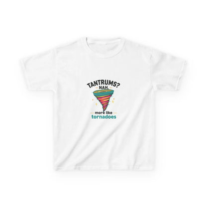 "Tantrums? Nah, More Like Tornadoes" - Kids Autism Awareness T-Shirt Printify