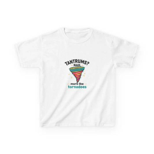 "Tantrums? Nah, More Like Tornadoes" - Kids Autism Awareness T-Shirt Printify