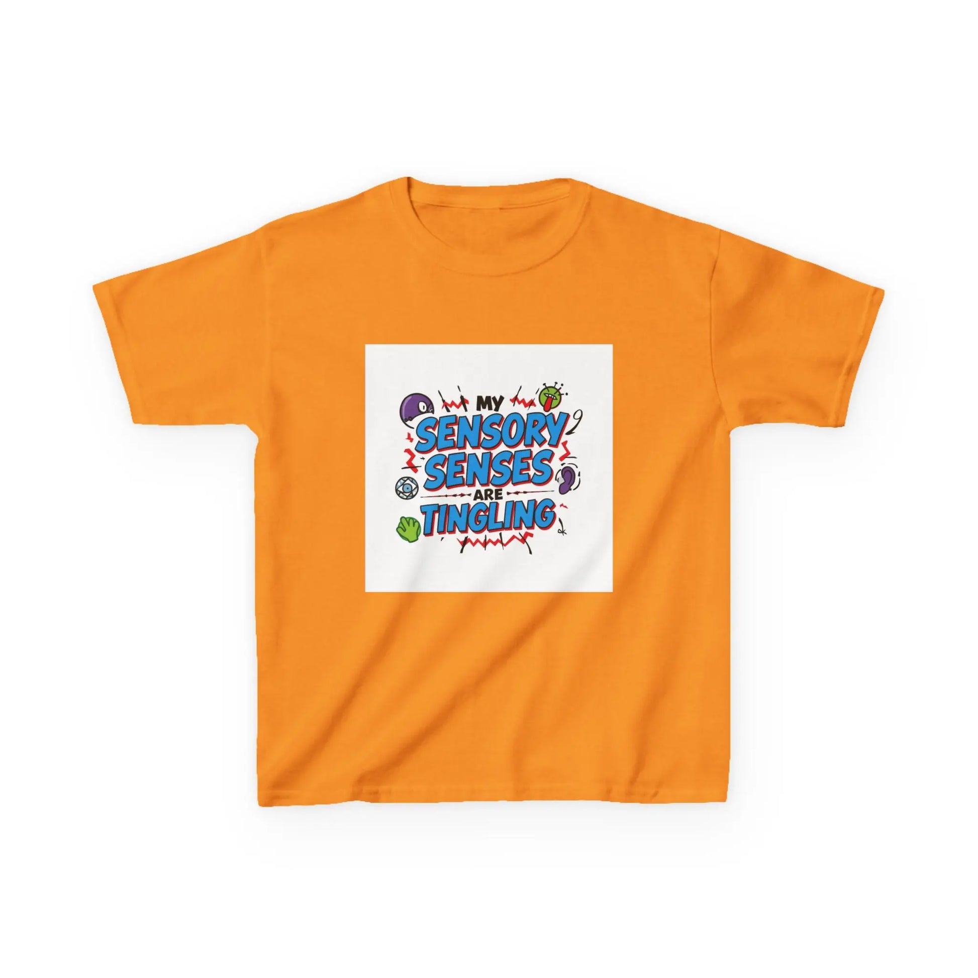 "My Sensory Senses Are Tingling" - Kids Autism Awareness T-Shirt Printify