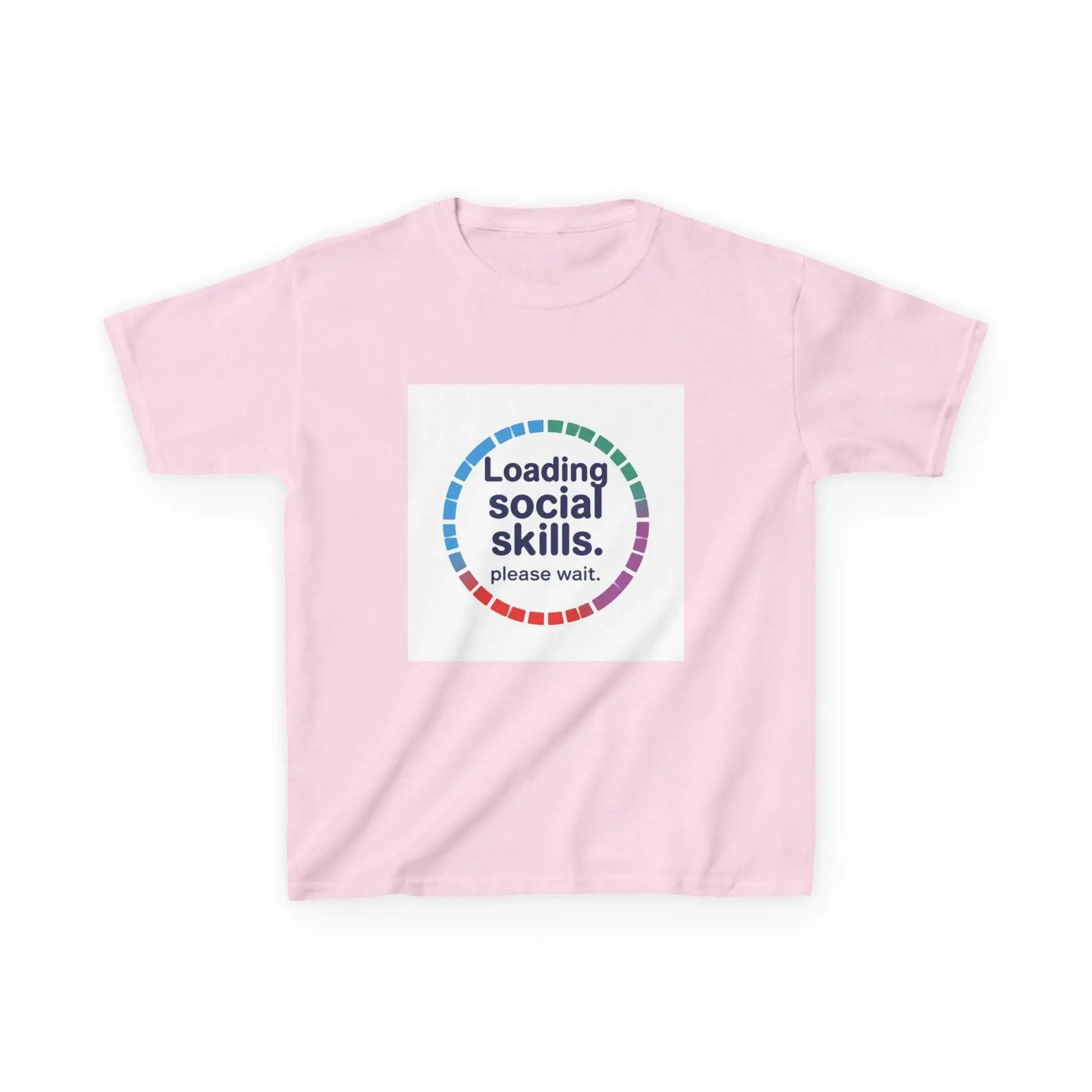 "Loading Social Skills. Please Wait." - Kids Autism Awareness T-Shirt Printify