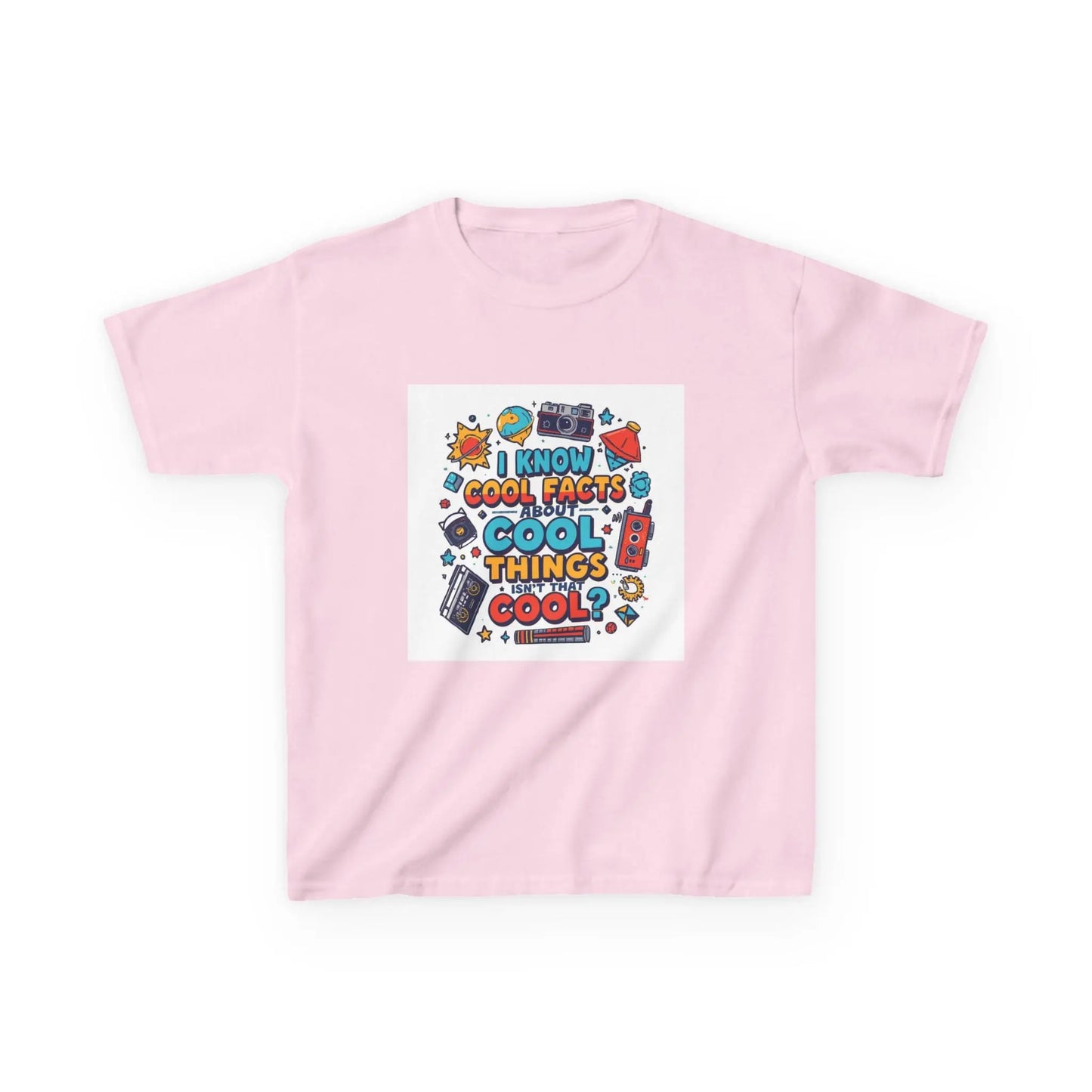 “I Know Cool Facts & Cool Things” - Kids Autism Awareness T-Shirt Printify