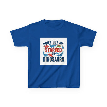 "Don't Get Me Started on Dinosaurs" - Kids Autism Awareness T-Shirt Printify