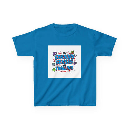 "My Sensory Senses Are Tingling" - Kids Autism Awareness T-Shirt Printify