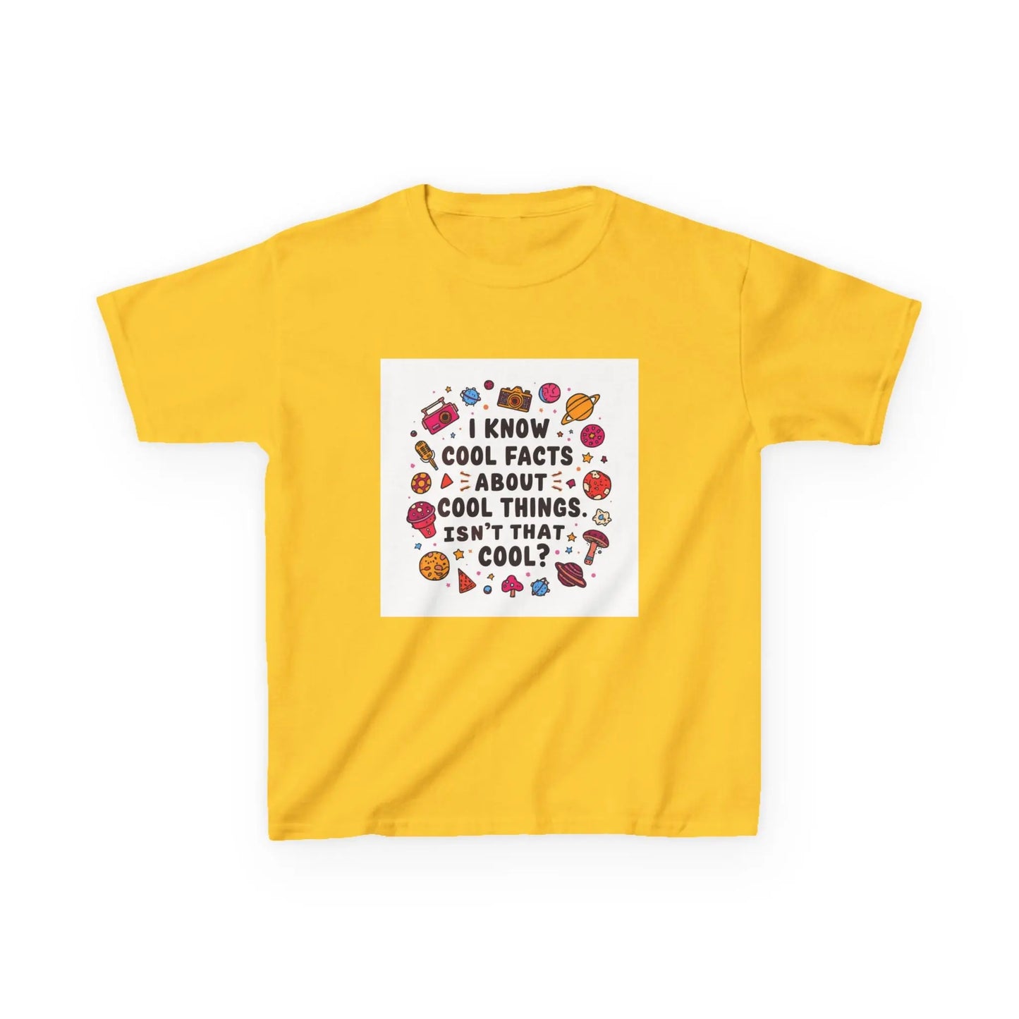 "I Know Cool Facts About Cool Things, Isn't That Cool?" - Kids Autism Awareness T-Shirt Printify