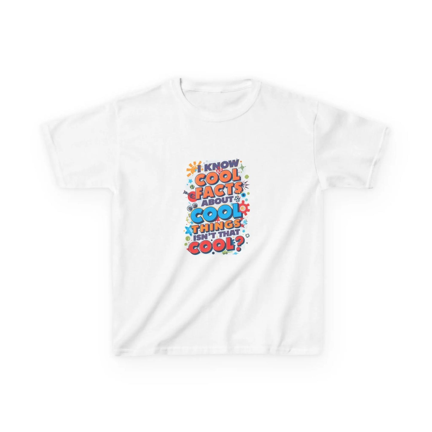 "I Know Cool Facts About Cool Things (Isn’t That Cool?)" - Kids Autism Awareness T-Shirt Printify