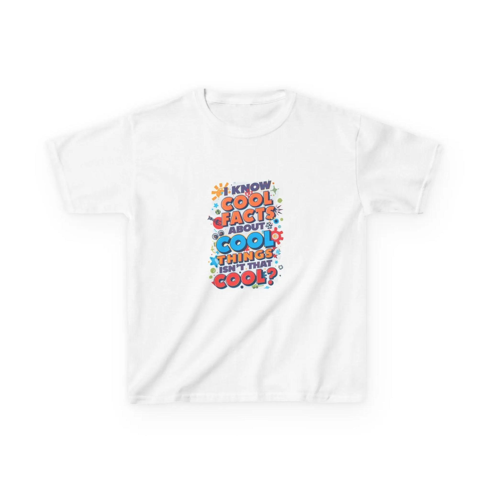 "I Know Cool Facts About Cool Things (Isn’t That Cool?)" - Kids Autism Awareness T-Shirt Printify