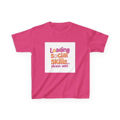 "Loading Social Skills... Please Wait" - Kids Autism Awareness T-Shirt Printify