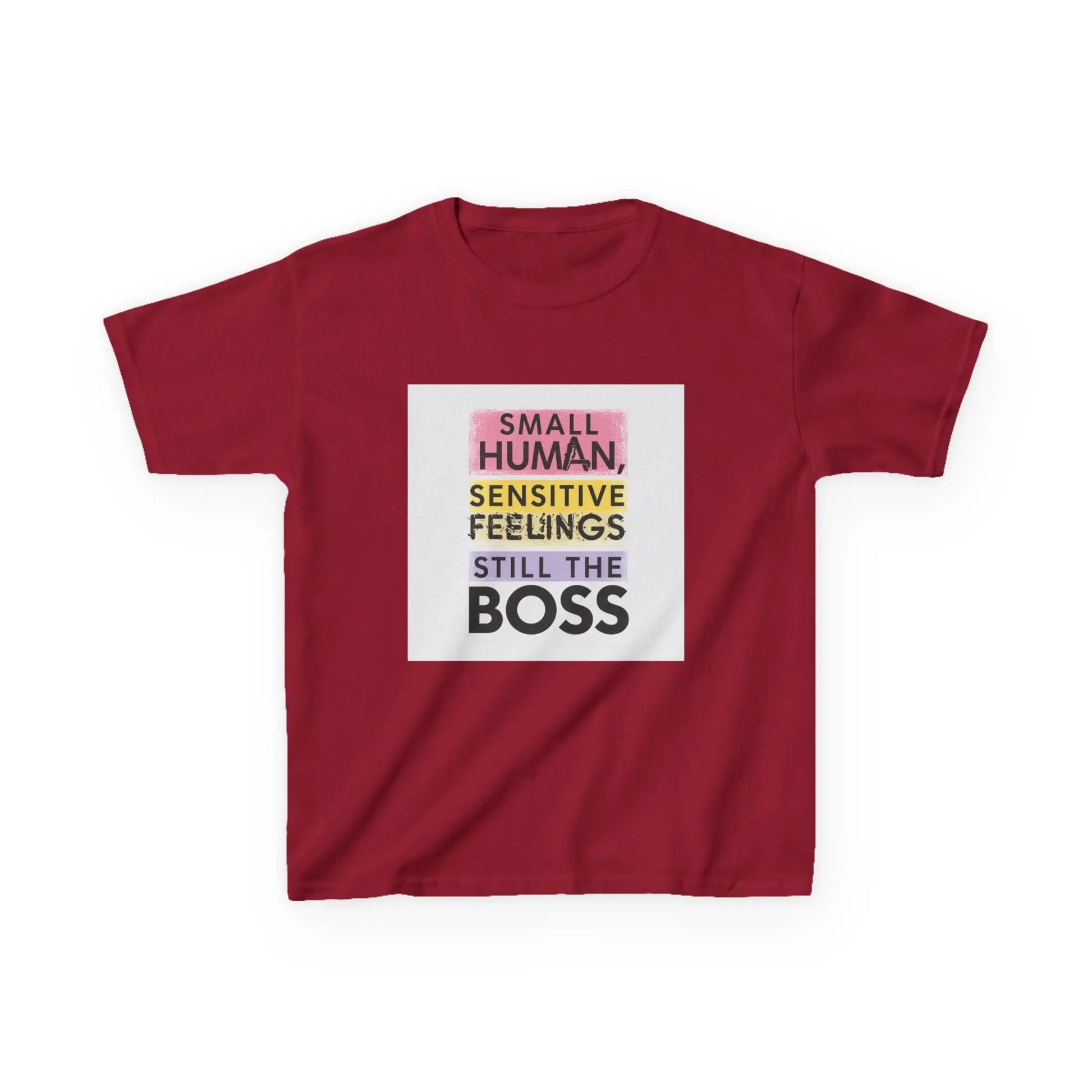 "Small Human, Sensitive Feelings, Still the Boss" - Kids Autism Awareness T-Shirt Printify