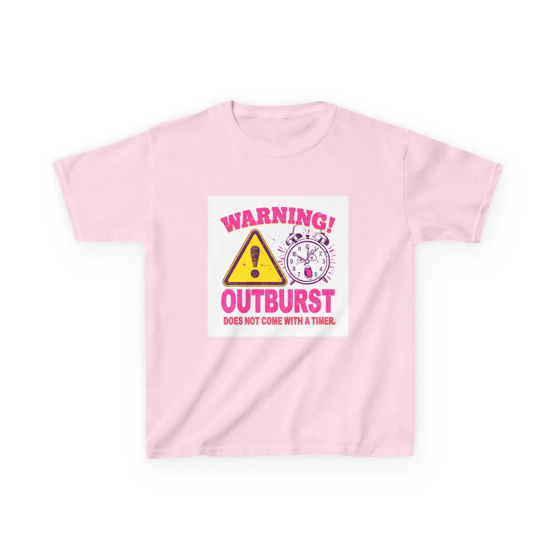 "Warning! Outburst Does Not Come With a Timer" - Kids Autism Awareness T-Shirt Printify