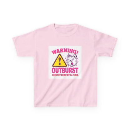 "Warning! Outburst Does Not Come With a Timer" - Kids Autism Awareness T-Shirt Printify
