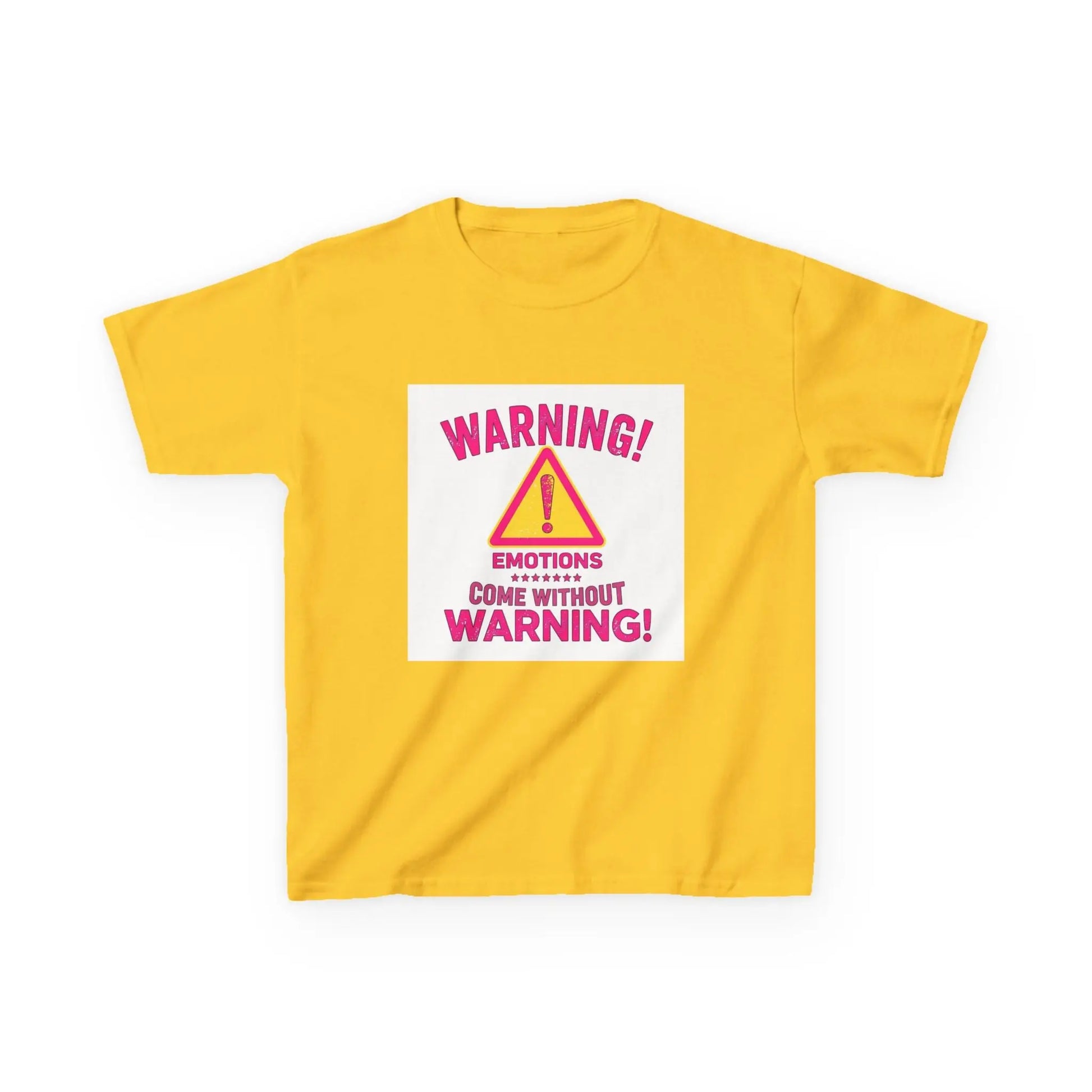 "Warning! Emotions Come Without Warning" - Kids Autism Awareness T-Shirt Printify